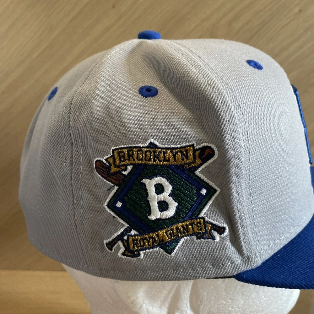 EBBETS FIELD FLANNELS BROOKLYN ROYAL GIANTS‎ NEGRO LEAGUE FITTED HAT 7 1/4